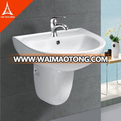 italian design bathroom vitreous china ceramic wall hung wash basin