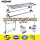 6pcs hotel 304 stainless steel bathroom accessory set KD9700