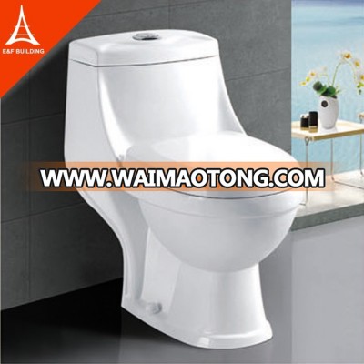 China Factory Sanitary Ware Ceramic Toilet Bathroom One Piece Toilet