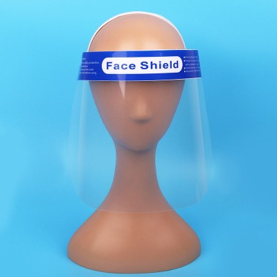 Ready To Ship PET Full Face Shield Plastic Protective Isolation Mask