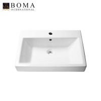 BMV-A097 New Semi-recessed Rectangular Ceramic Wash Basin Prices