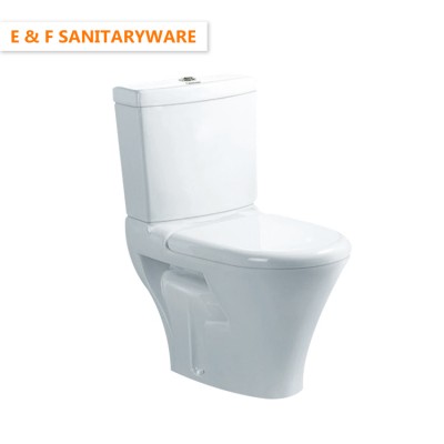 indian high volume direct push button flush toilet pedestal pan price white color ceramic 2 washdown two piece wc toilet