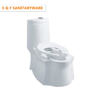 China Manufacturer Bathroom Sanitary Ware Water System Toilet Washdown One Piece wc toilet with seat